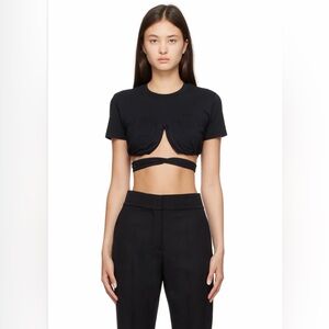 Jacquemus Le Papier 'Le T-Shirt Baci' T-Shirt in Black Size Small